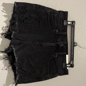 Embroidery embellishments on the sides